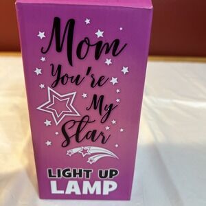 Mom You're My Star Light Up Lamp